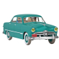 Preview: Tim & Struppi Collectible Car 1:24 La Custom de Sbrodj kaufen | Tintin Modellauto | Hoppla Stuff